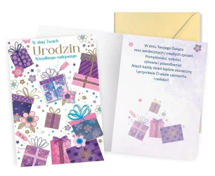 Karnet Urodziny - Kukartka
