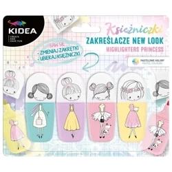 Zakreślacze księżniczki - new look 4szt KIDEA - DERFORM