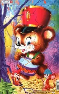 Układanka Słodkie zwierzęta 14 elementów - Larsen