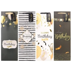 Torba prezentowa Party 12x36x9cm mix STRIGO