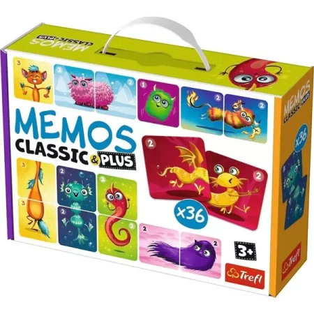 Gra Memos classic&plus Cute monsters wer. ukraińska 02273 - Trefl PAP