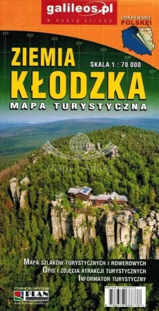 Mapa - Ziemia Kłodzka 1:70 000 - praca zbiorowa