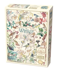 Puzzle 1000 Ludowy pamiętnik Zima 112705 - Cobble Hill