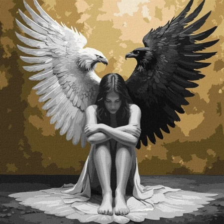 Malowanie po numerach - Dwie strony duszy metal - Ideyka