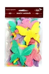 Motyle brokatowe 52szt - Galeria Hobby