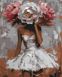 Malowanie po numerach - Kwiatowa tajemnica metal - Ideyka