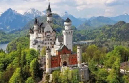 Diamentowa Mozaika Zamek na skale NO-1006425 - Norimpex