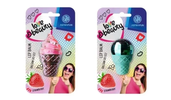 Balsam do ust Ice Cream truskawka mix ASTRAFUN - ASTRA papiernicze