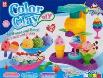 Masa plastyczna z akcesoriami. Lody