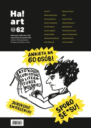 Czasopismo Ha!art. Nr 62 - praca zbiorowa