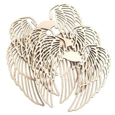 Kształty z drewna skrzydła 14x13cm 4szt - Dalprint dpCraft