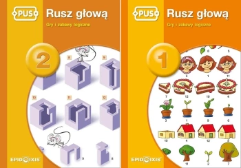 PUS Rusz głową 1+ 2 Gry i zabawy logiczne Bogusław Świdnicki PAKIET - Bogusław Świdnicki