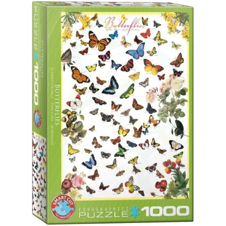 Puzzle 1000 Butterflies 6000-0077 - Eurographics