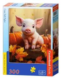 Puzzle 300 Cute Fall Piglet CASTOR - Castorland
