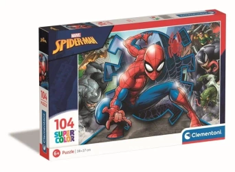 Puzzle 104 Super kolor Spiderman - Clementoni