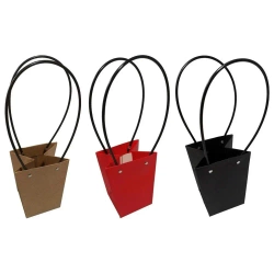 Torebka na kwiatki doniczkowe 13x15,5x9,5cm MIX - Ziemia Obiecana