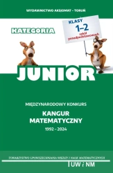 Matematyka z wesołym kangurem Poziom Junior 2024 - praca zbiorowa