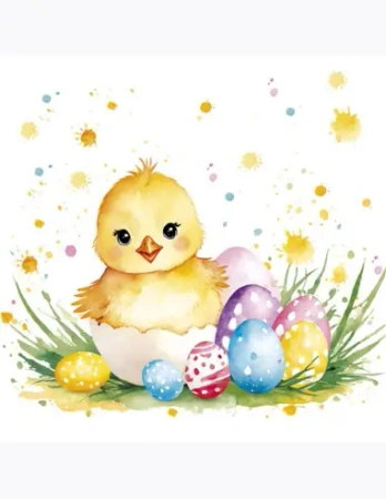 Serwetki MAKI Lunch SL 330X330 Wielkanoc 013101 - POL-MAK