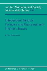 Independent Random Variables and Rearrangement Invariant Spaces - Michael Braverman Sh