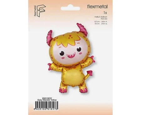 Balon foliowy Mały żółty potwór 86cm - Godan