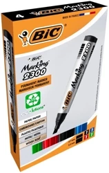 Marker Permamentny ścięta końcówka Marking 2000 Ecolutions mix AST BIC blister 4 sztuki