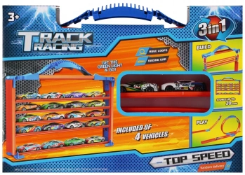 Tor Samochodowy z Akcesoriami GaraŻ Mega Creative 569544