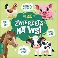 Książeczka kartonowa zwierzęta na wsi - praca zbiorowa
