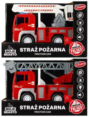 Auto strażackie B/o 24x16x12 Moje Miasto Plpl Mc N 36 - MEGA CREATIVE