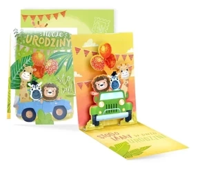 Karnet B6 Urodziny - Kukartka