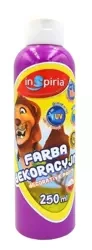 Farba dekoracyjna fluorescencyjna fioletowa 250ml - InSpiria