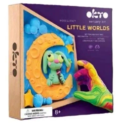 Zestaw DIY z masy plastycznej Księżycowy Królik - Okto