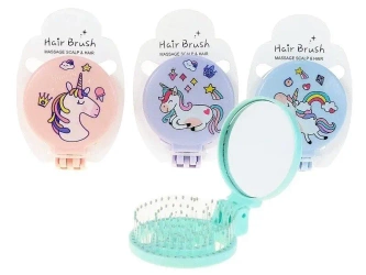 Lusterko ze szczotką do włosów MIX - ADAR