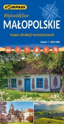 Mapa atrakcji turystycznych - Małopolskie - praca zbiorowa