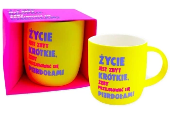 Kubek neonowy Życie - Kukartka