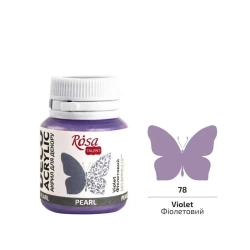 Farba akrylowa perłowa violet 78 20ml - Rosa