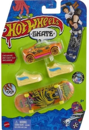 Hot Wheels Skate Deskorolka + buty + auto HNG59 - Mattel