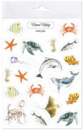 Naklejki Zwierzęta mórz i oceanów - Mama Maluje