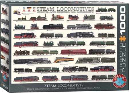 Puzzle 1000 Steam Locomotives 6000-0090 - Eurographics