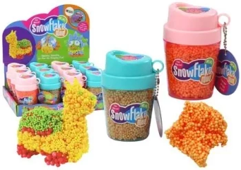 Squishy kulki styropianowe w kubku pomarańczowy - Leantoys