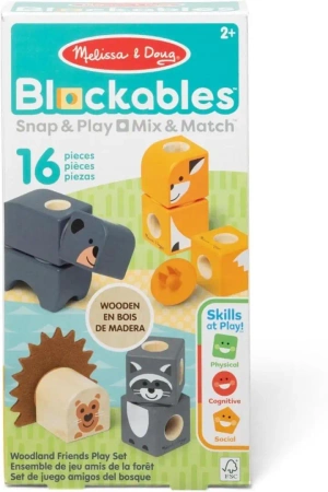 Mellisa&Doug: Blockables - Drewniane Zwierzątka - Melissa & Doug