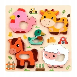 Układanka drewno farma BPUZ8084 78084