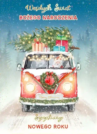 Karnet B6 Boże Narodzenie - Świąteczny ogórek - Henry