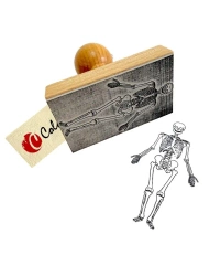 Stempel szkielet człowieka - przód - Colorado