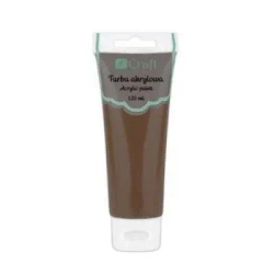 Farba akrylowa czekoladowa 120ml - Dalprint dpCraft