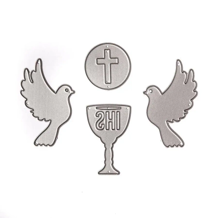 Zestaw wykrojników - Komunia święta 4szt - Dalprint dpCraft