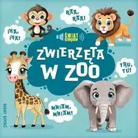 Książeczka katronowa zwierzęta w zoo - praca zbiorowa
