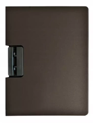 Deska zamykana z klipem A4 ciemnoszara - Tetis