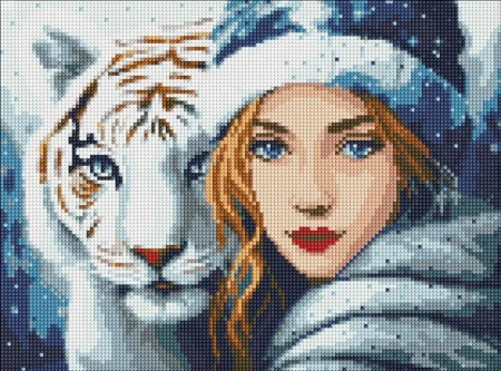 Diamentowa mozaika - Zimowe ciepło 30x40cm - Ideyka