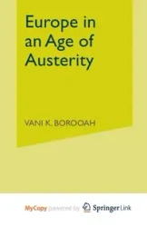 Europe in an Age of Austerity - Borooah V.