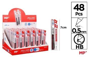 Wkłady do ołówka HB 0.5mm (48szt) - MP Main Paper